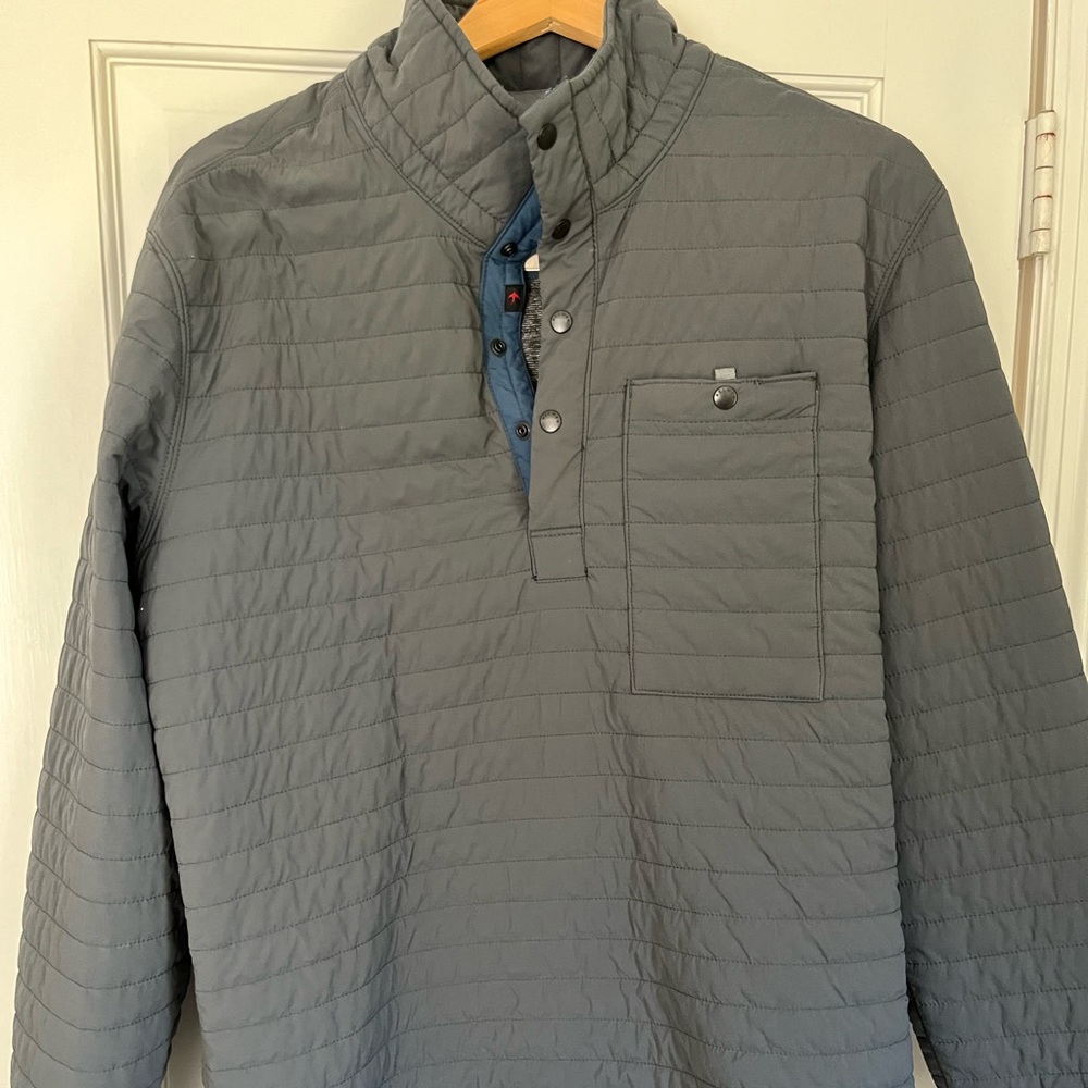Relwen Windzip Popover.  Gray.  Size M.